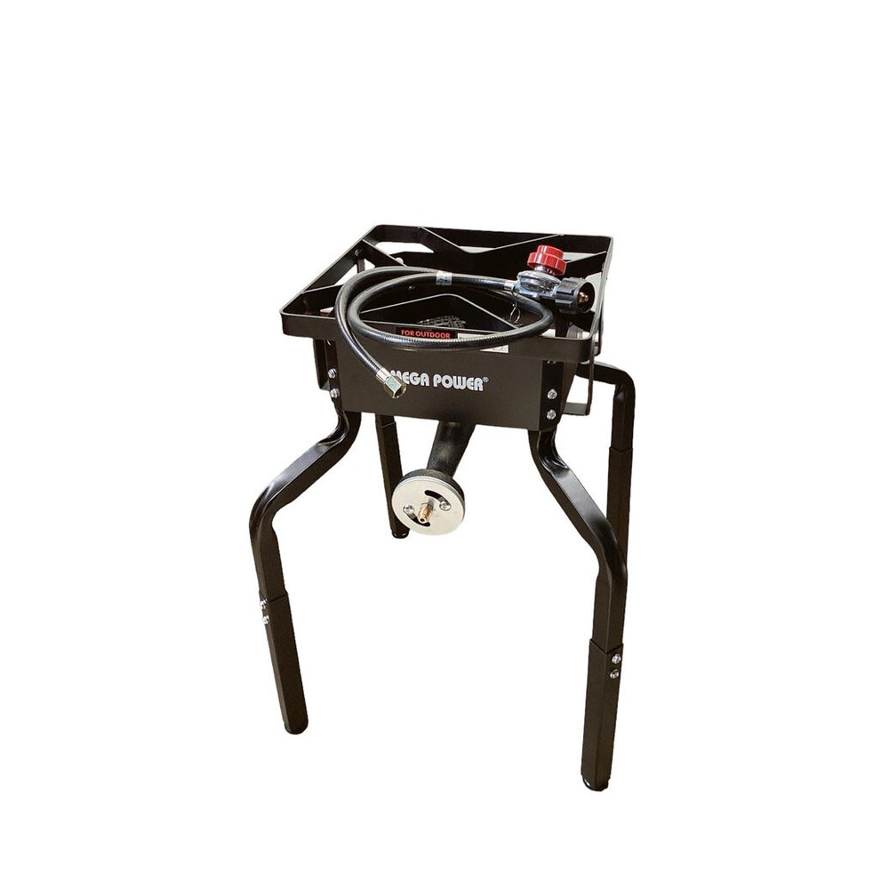 Single Propane Burner For Camping, Tailgating, Home Brewing,Adjustable Height