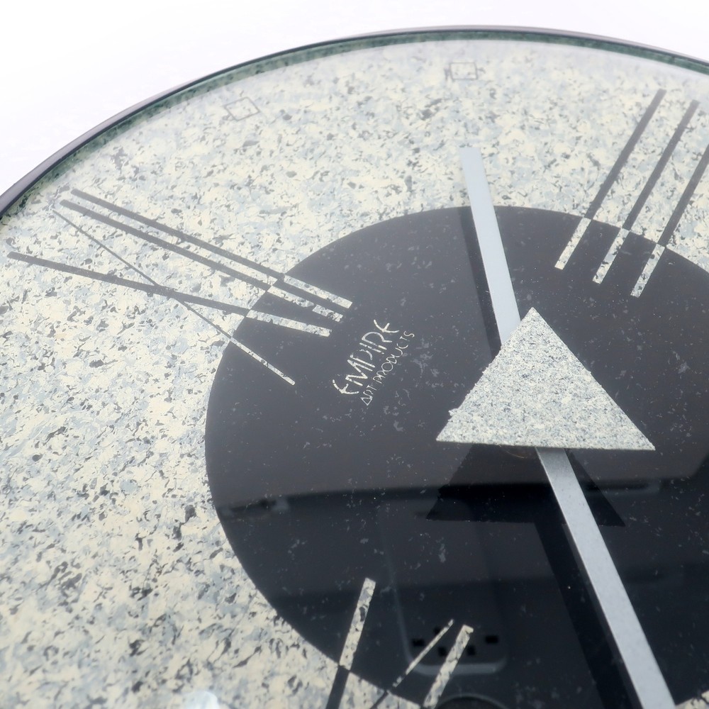 1980s Postmodern Wall Clock by Empire Arts