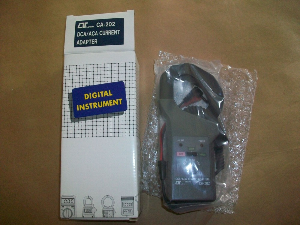 Lutron Digital Instruments CA-202  DCA/ACA CURRENT ADAPTER   NEW IN BOX