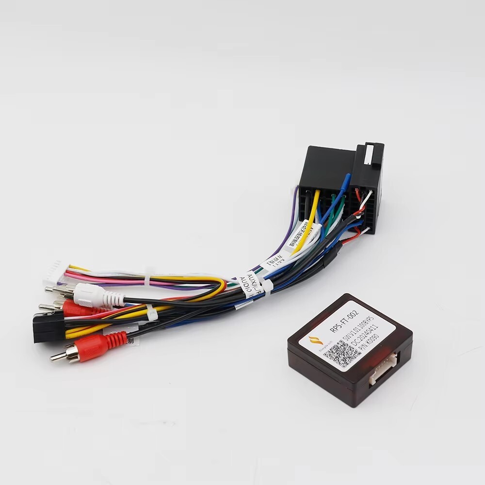16pin Wiring Harness Adapter Canbus Box Decoder Power Cable For Fiat Bravo