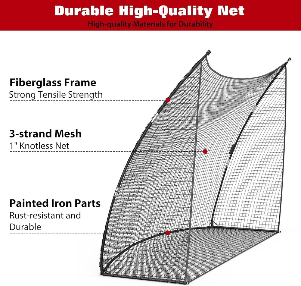 10x7 FT Golf Practice Net, Golf Hitting Nets Portable Training Golfs Equipment
