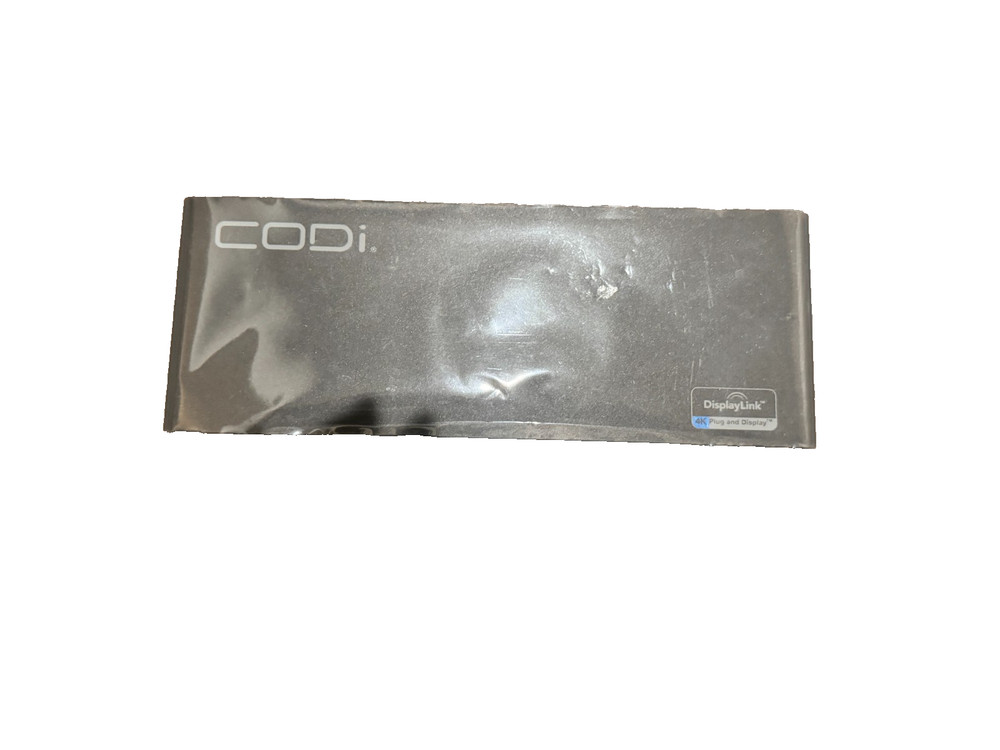 Codi USB-C Dual 4K Universal DisplayLink Docking Station A01200