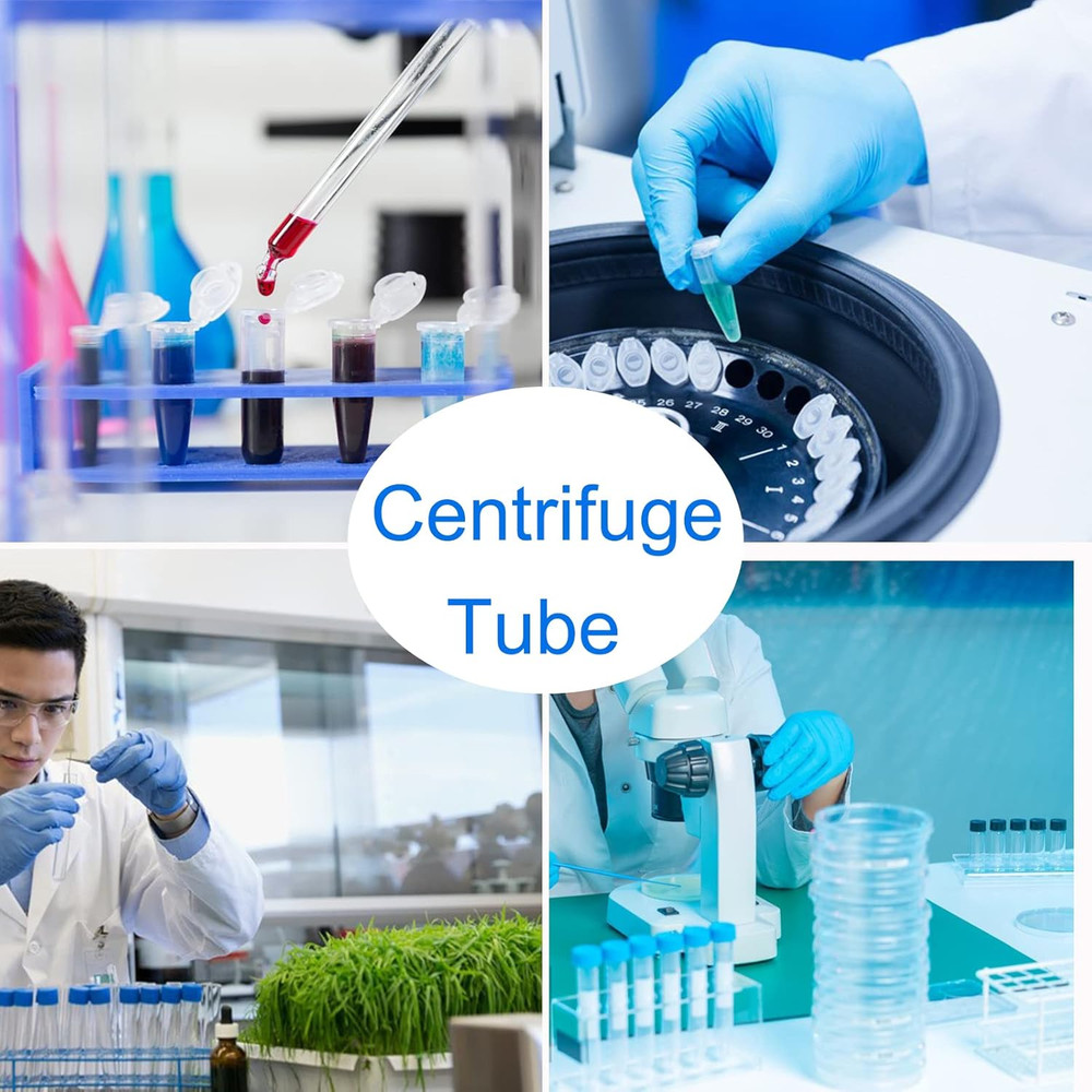0.2Ml Microcentrifuge Tubes with Snap Cap, Polypropylene Graduated, 1000 Pcs ...