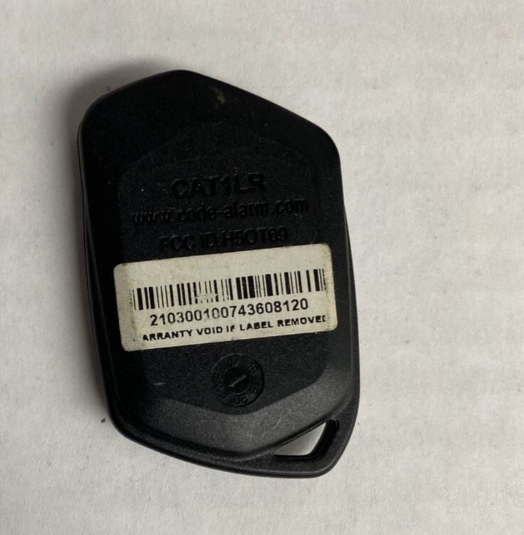 Code Alarm 1-Button CAT1LR Remote Control Transmitter H5OT69 - TESTED