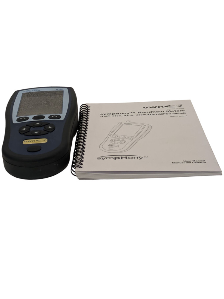 VWR SYMPHONY H10P HANDHELD PH METER MODEL:H10P