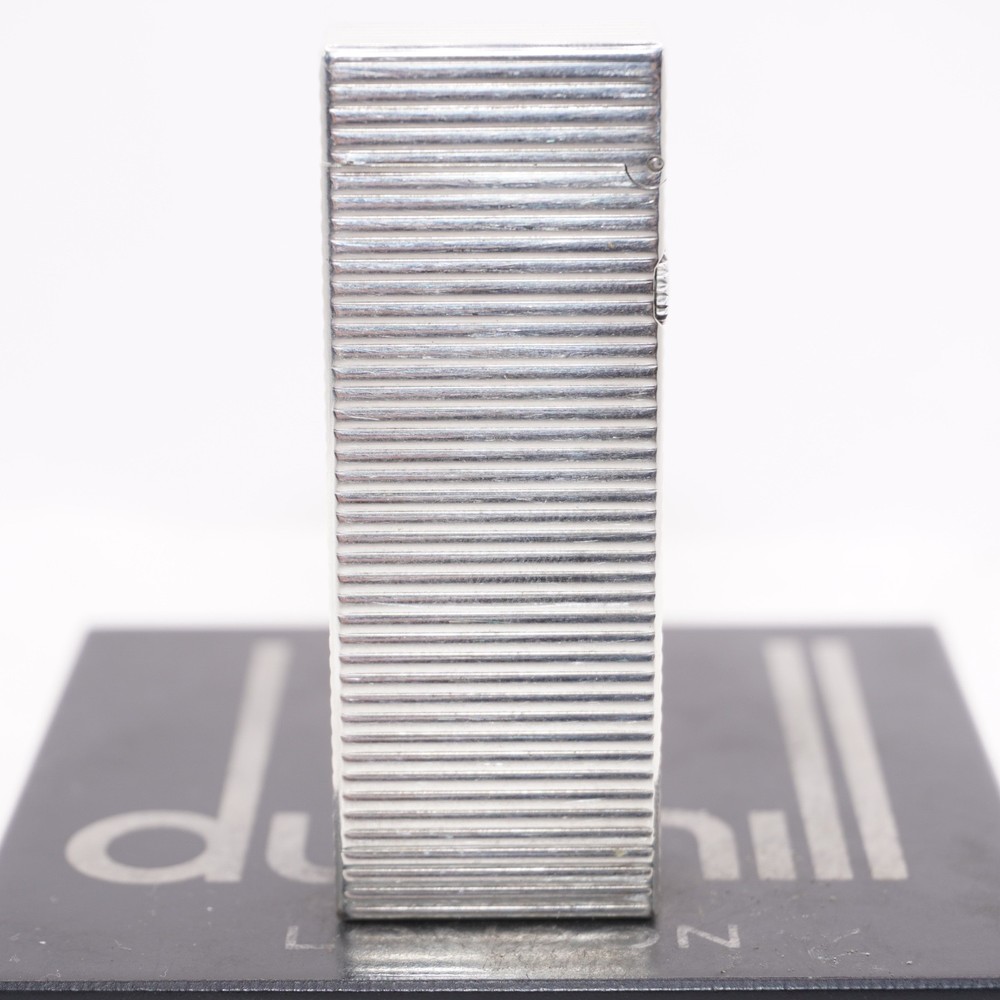 Dunhill Lighter Silver Horizontal stripe