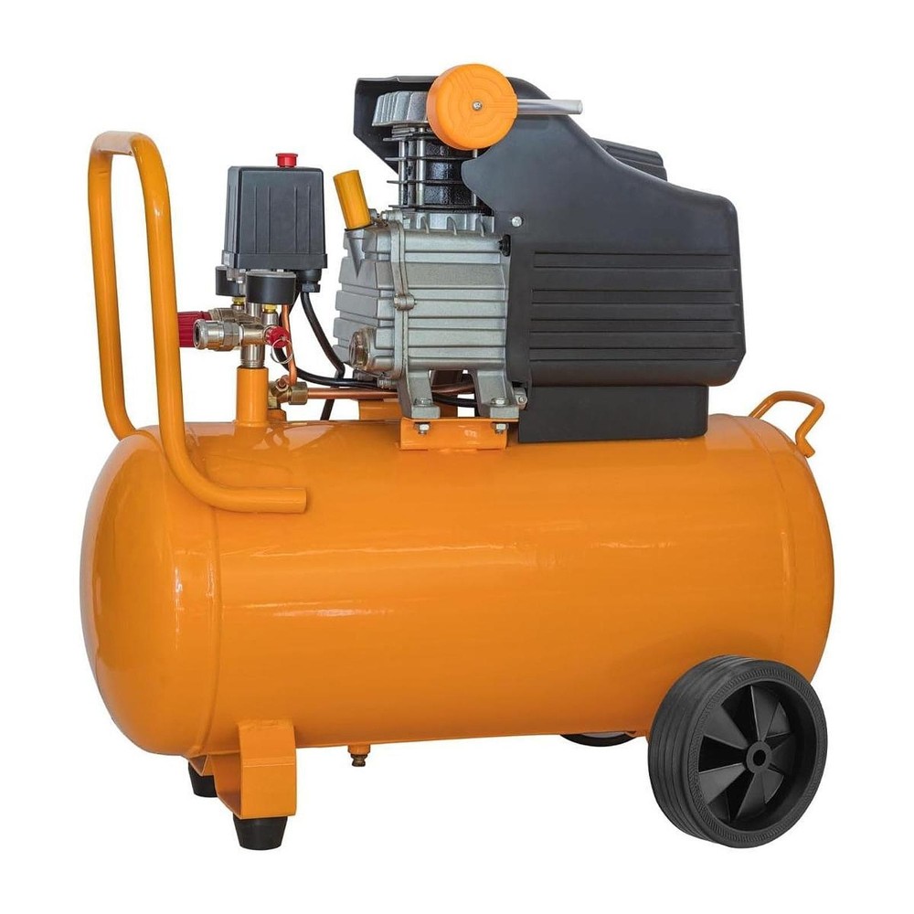 2 Pieces Air Compressor Wheels Black Shock Absorption Air Compressor Casters