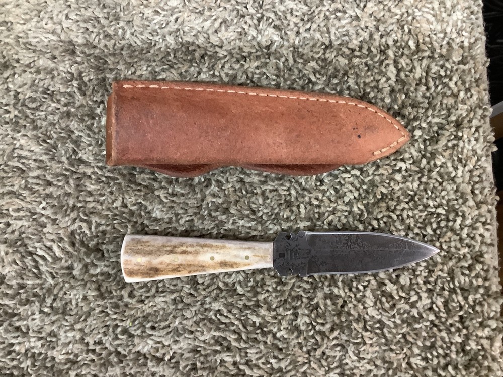 Pine Ridge Custom Boot Knife 6 With Sheath