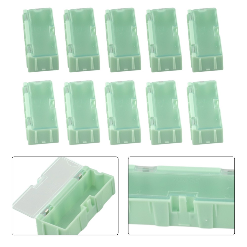 Electronic Components Plastic Storage Box Organizer with Locking Mechanism