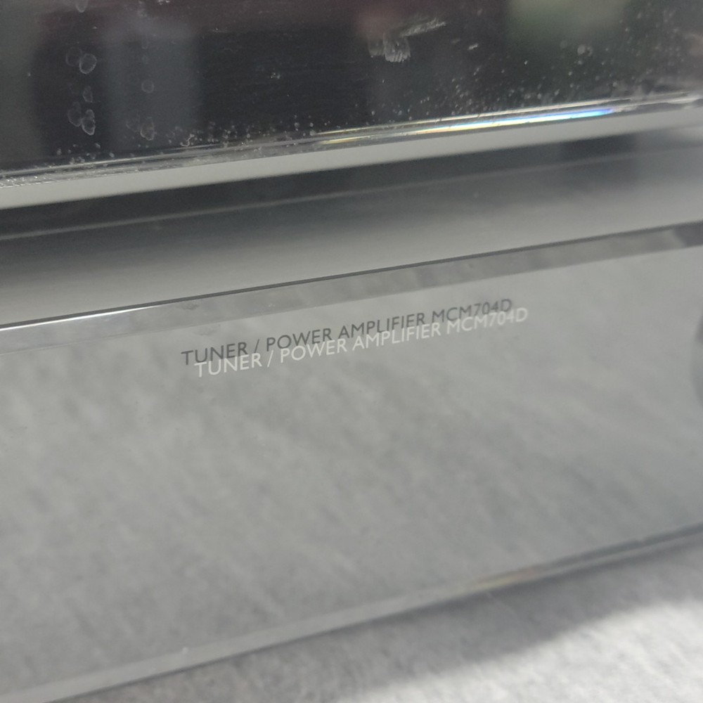 Philips MCM 704D Micro Audio System USB Cd Player Amplifier READ Disc.