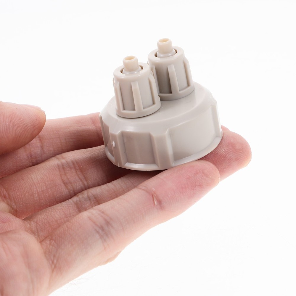 2 Pcs Bottle Cap Hatchery Diffuser Bottles with Caps for Aquarium