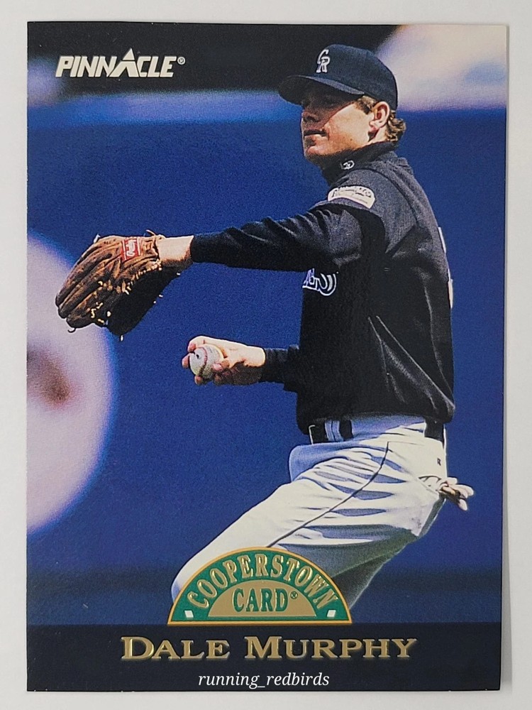 !!!    DALE MURPHY  PINNACLE  COOPERSTOWN    BASEBALL  CARD (NMT-) $$