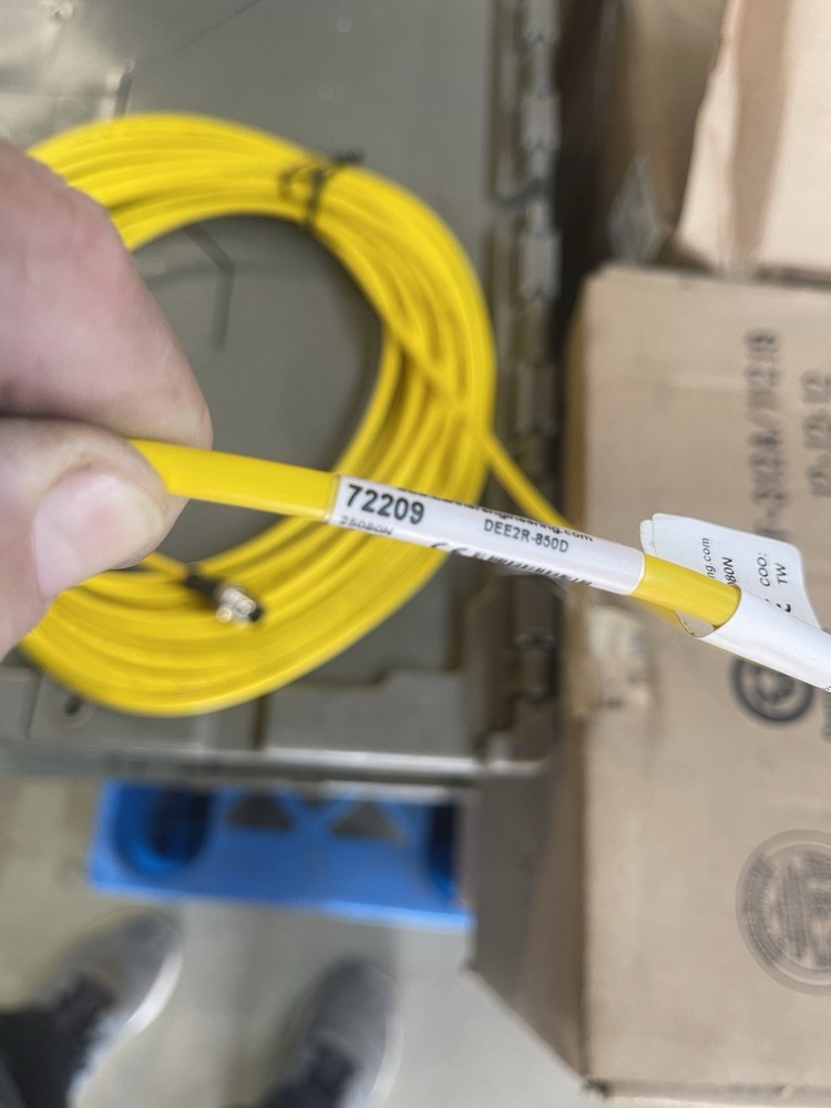 BANNER DEE2R-850D, COMMUNICATIONS CABLE ASSEMBLY, 72209,