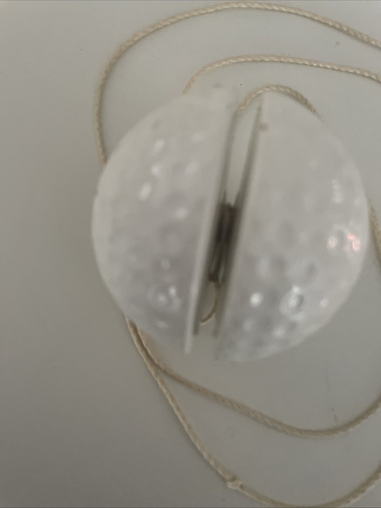 Vintage White Golf Ball Yo-Yo. Very Interesting!!