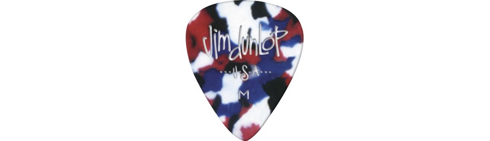 Dunlop Celluloid Classic Guitar Picks 1 Dozen Abalone Medium