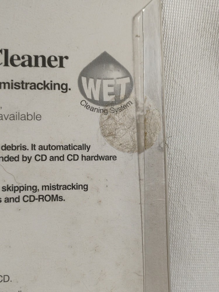 Scotch Disc Cleaner CD And CD-ROM Cleaner W/ Cleaning Solution 3M