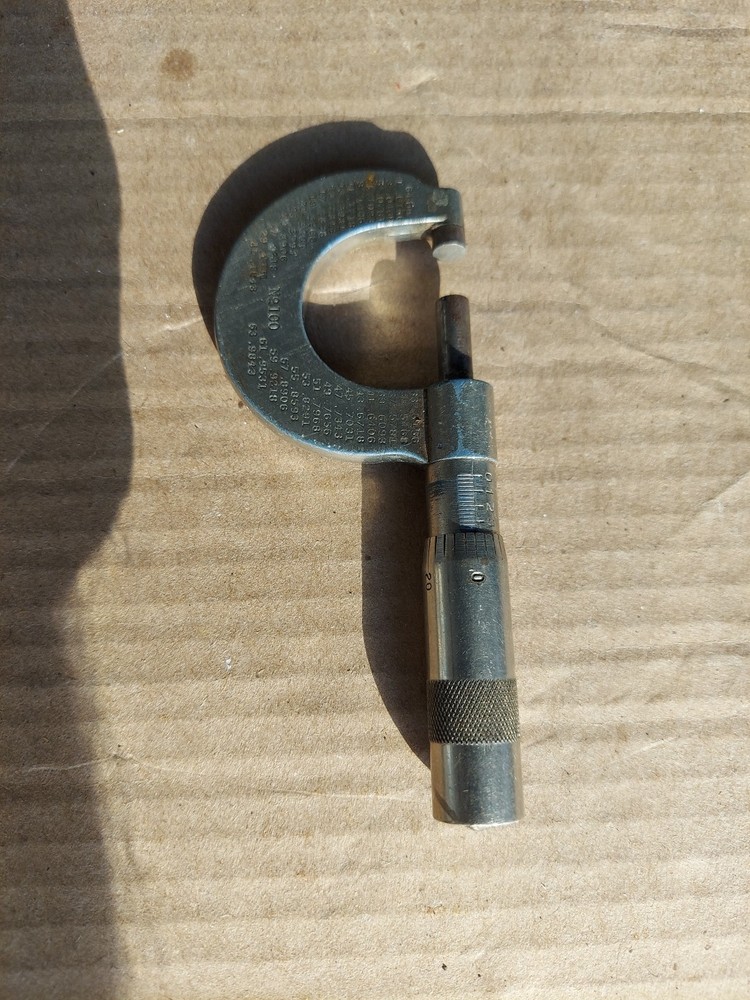 VINTAGE 0-1" STAR TOOLS MICROMETER, USA