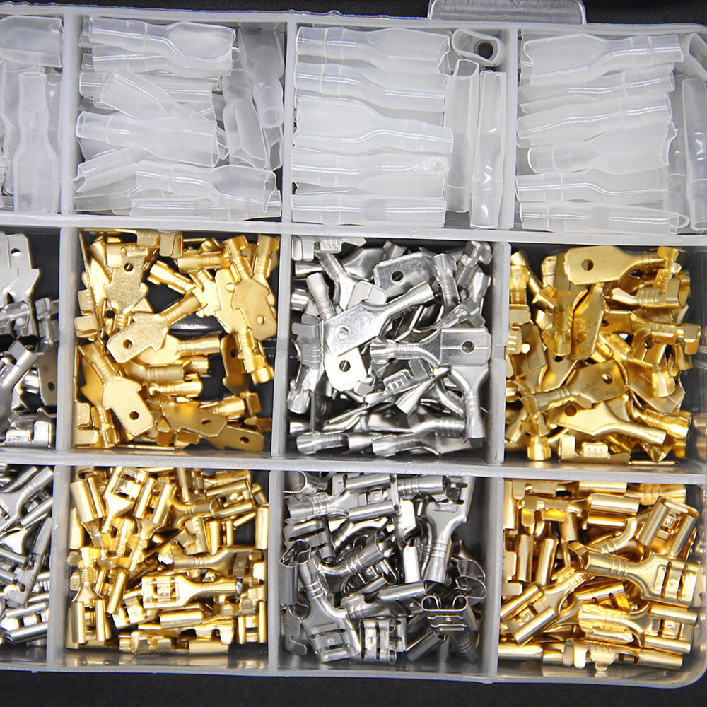540PCS Automotive Electrical Wire Connectors Kit Male Female Spade Terminal Set