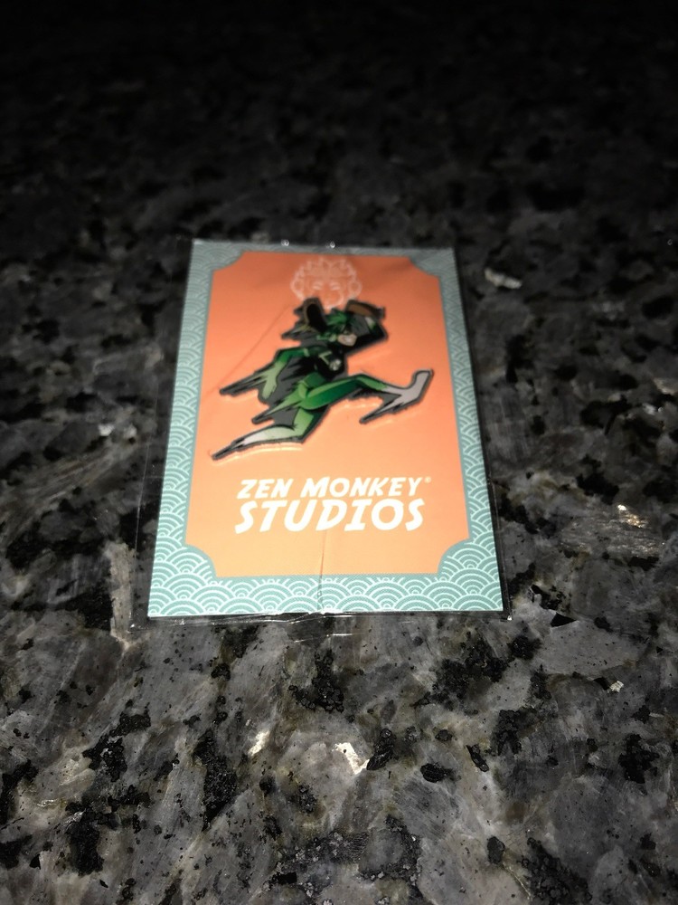 RARE ZEN MONKEY LOGO PIN GIVEN OUT AT NYCC