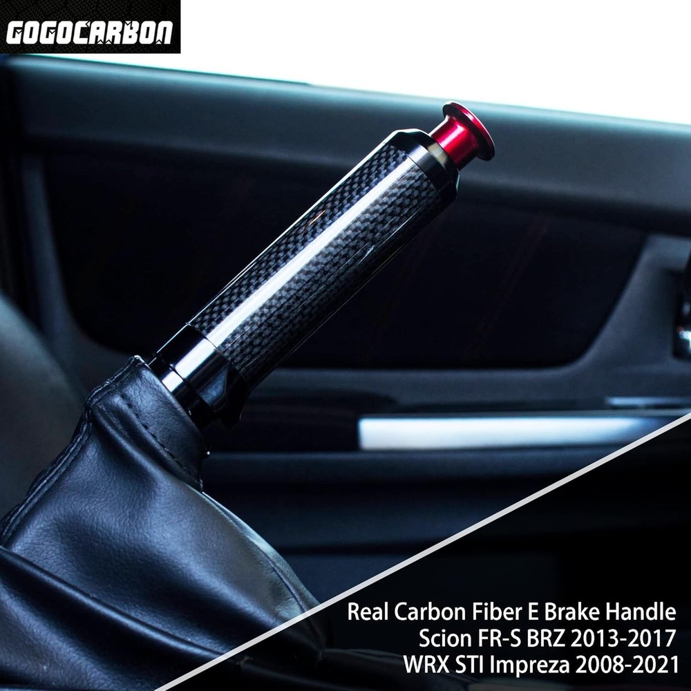 Dry Carbon Fiber Hand Replacement E-Brake Handle Exclude Drift Knob Compatibl...