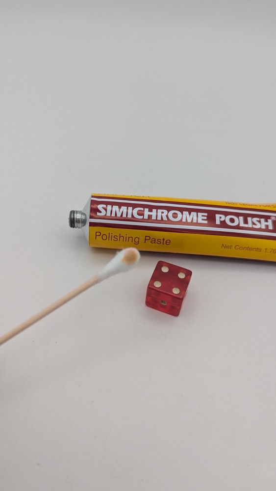 Vintage Cherry Translucent Bakelite Dice