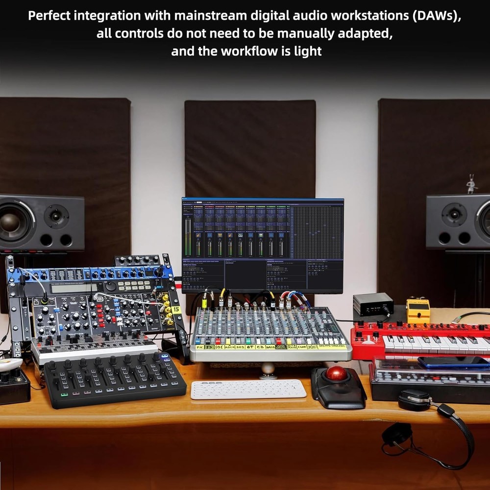 Wireless Midi Controller Mixer, Bluetooth Semi Weighted Professional dynamic ...