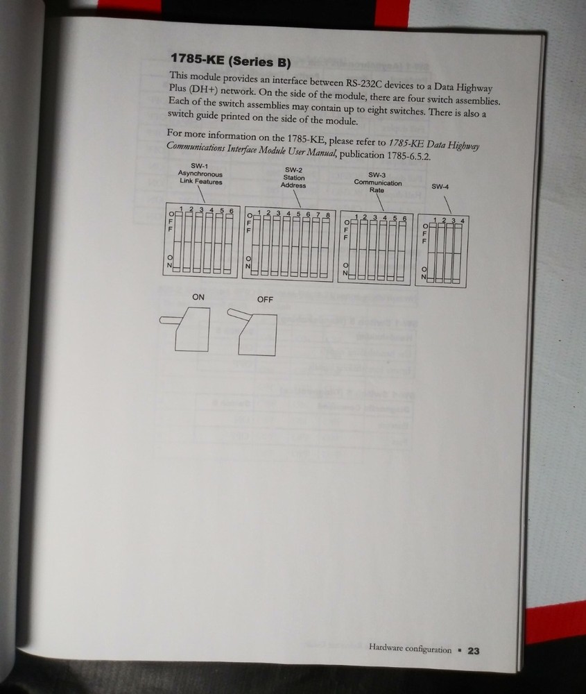 ROCKWELL SOFTWARE 9399-HDWAREREF-JAN00 HARDWARE CONFIGURATION REFERENCE GUIDE