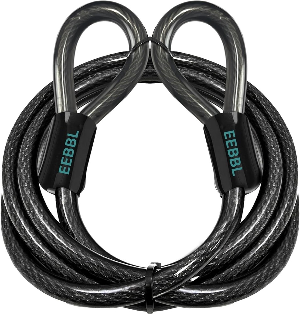 Heavy Duty Security Cable, Commercial Security Cable with Loops, Locking Cabl...