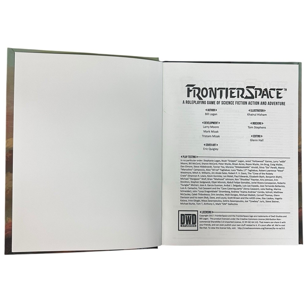 Frontier Space Referee's Handbook Hardcover: FrontierSpace