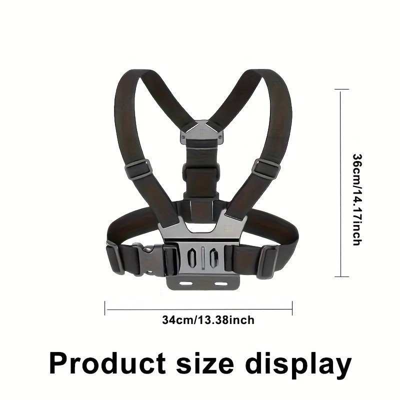 6PCS Action Camera & Phone Mount Set-Head/Chest Straps for First-Person Shooting