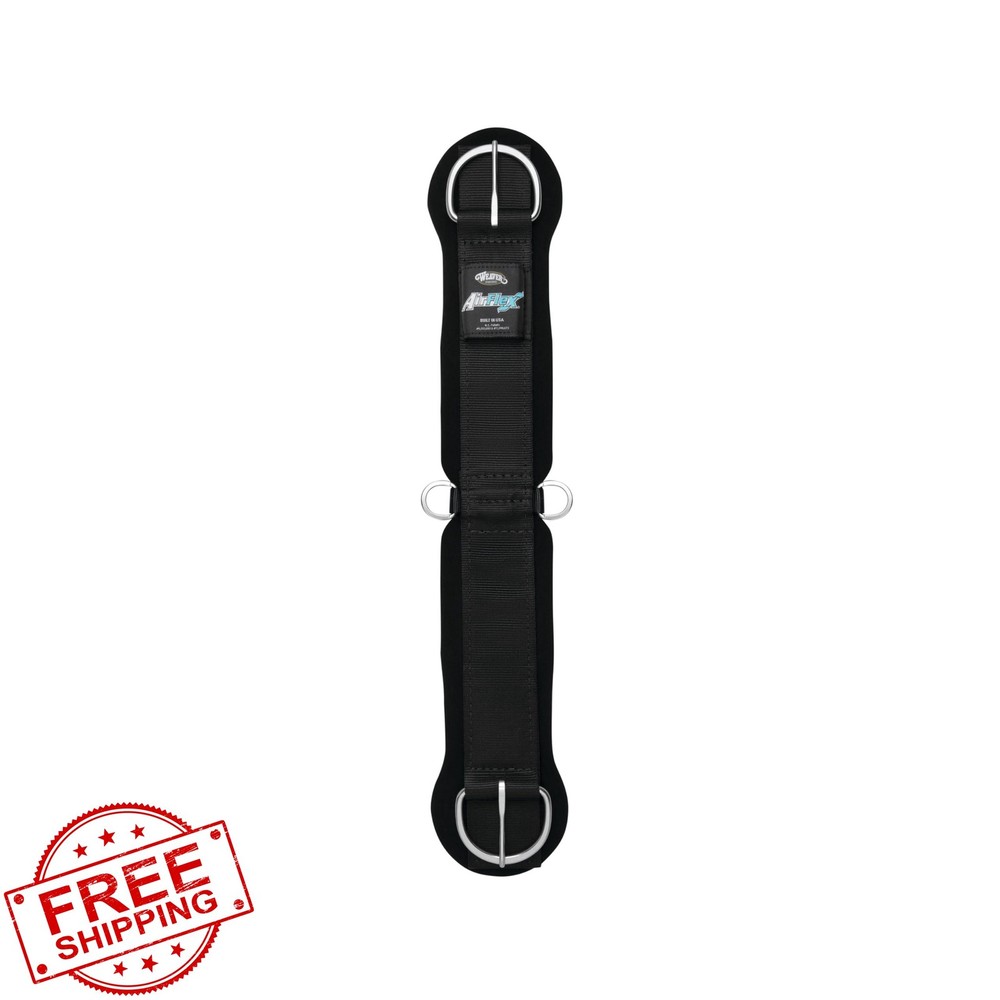 Weaver Equine Airflex 30" Black Horse Saddle Cinch Girth