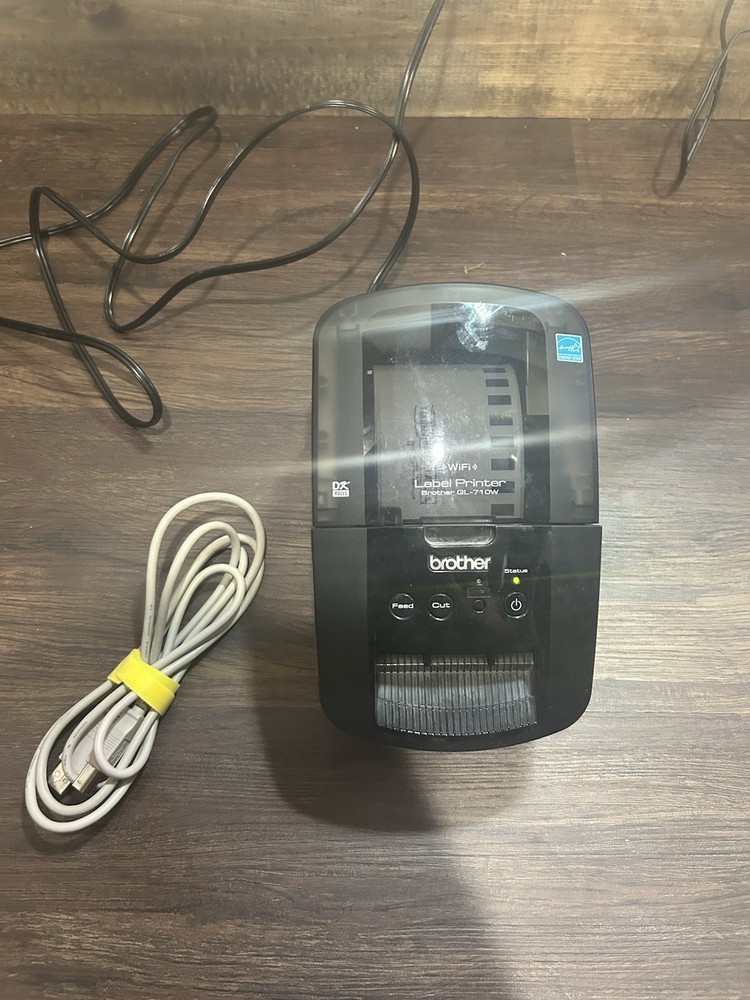Brother QL-710W Wireless Label Printer with Cables