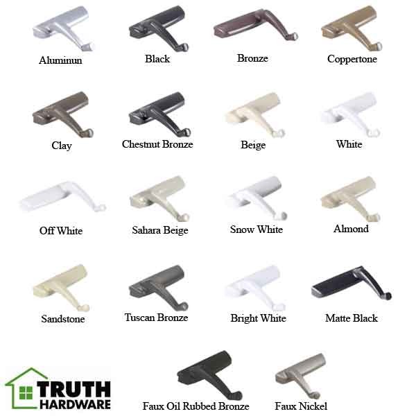 Truth Encore Window Operator Tango Folding Handle with Cover Left Hand Opener