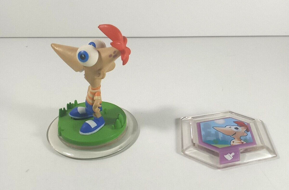 DISNEY INFINITY CHARACTER Figure PHINEAS & Disc
