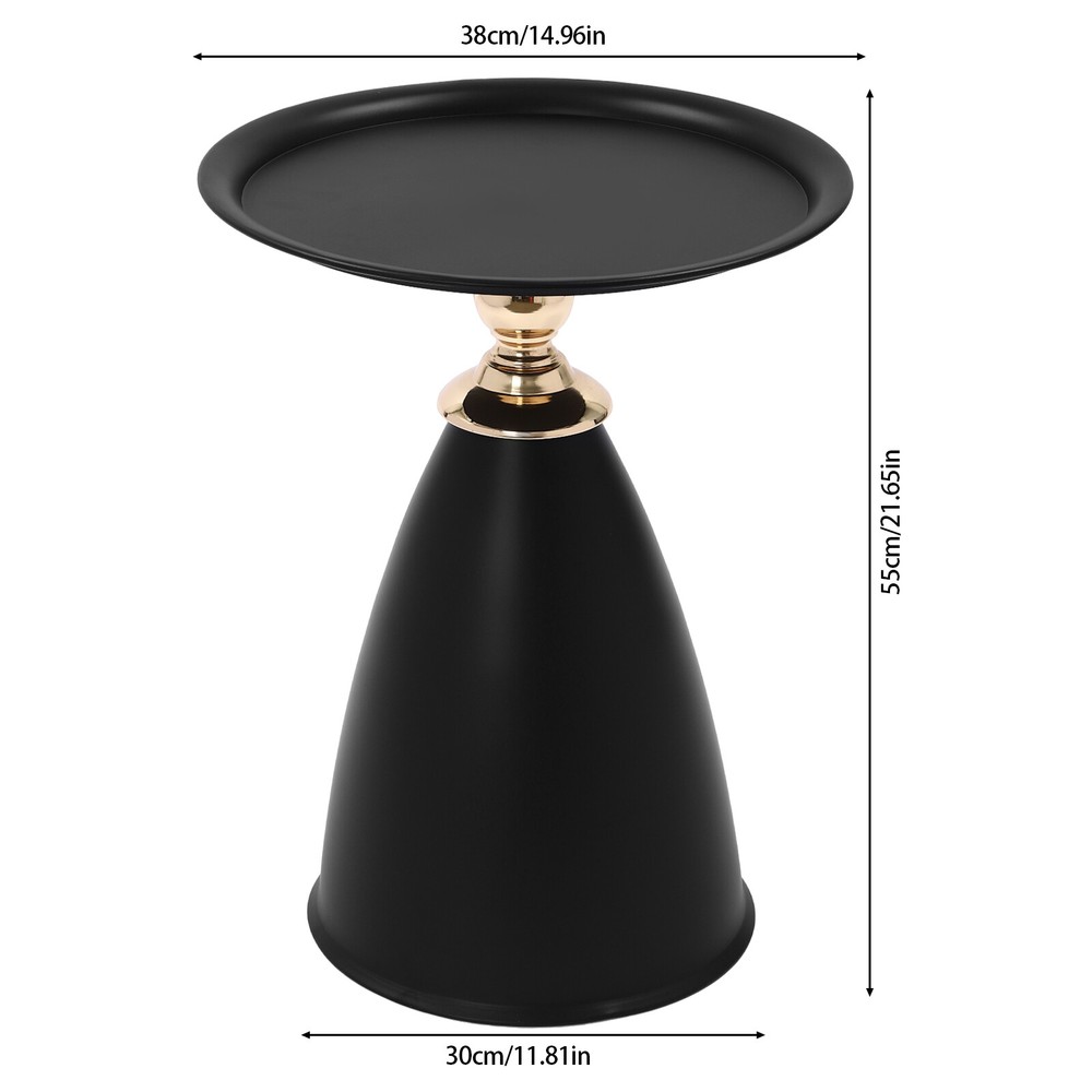 Side End Table Round Side Table for Living rooms/Bedrooms/Ooffices/Patios/Sofas
