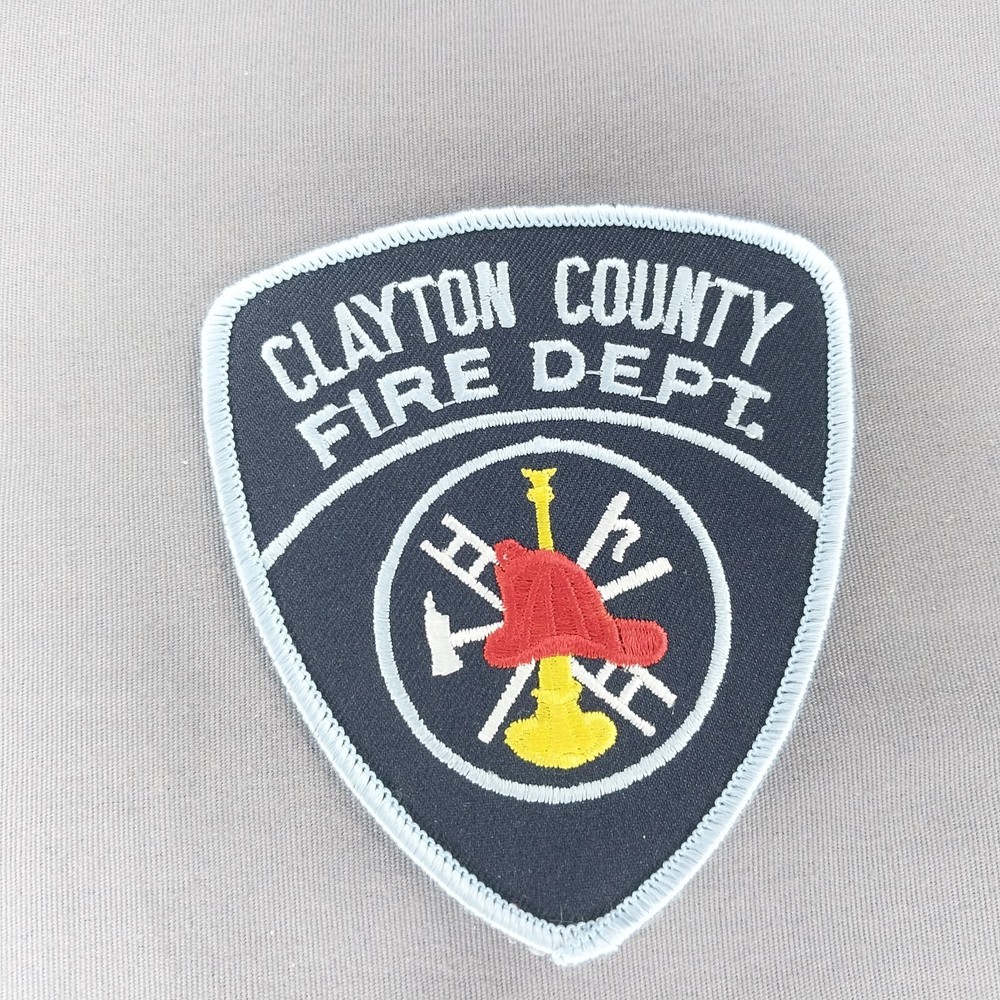 Clayton GA Georgia Fire Dept 4" Shoulder Patch