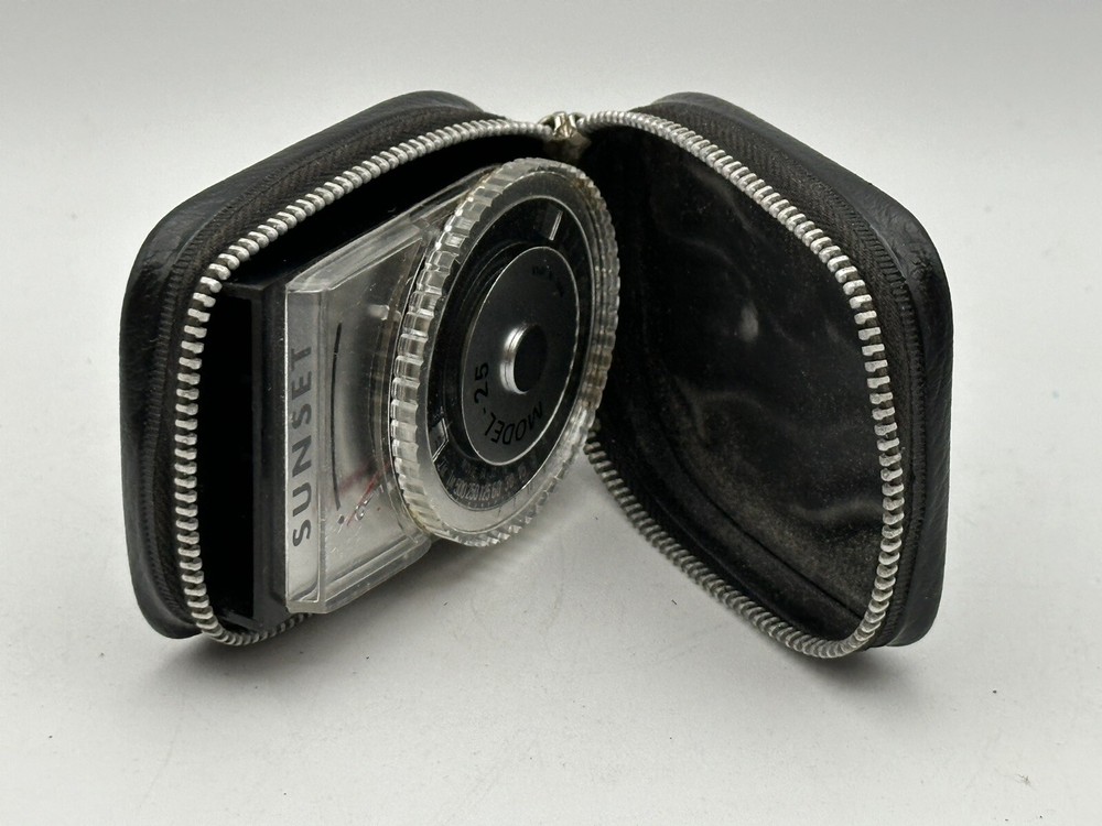 Sunset Zero Light Meter Model 25 Made In Japan With Case