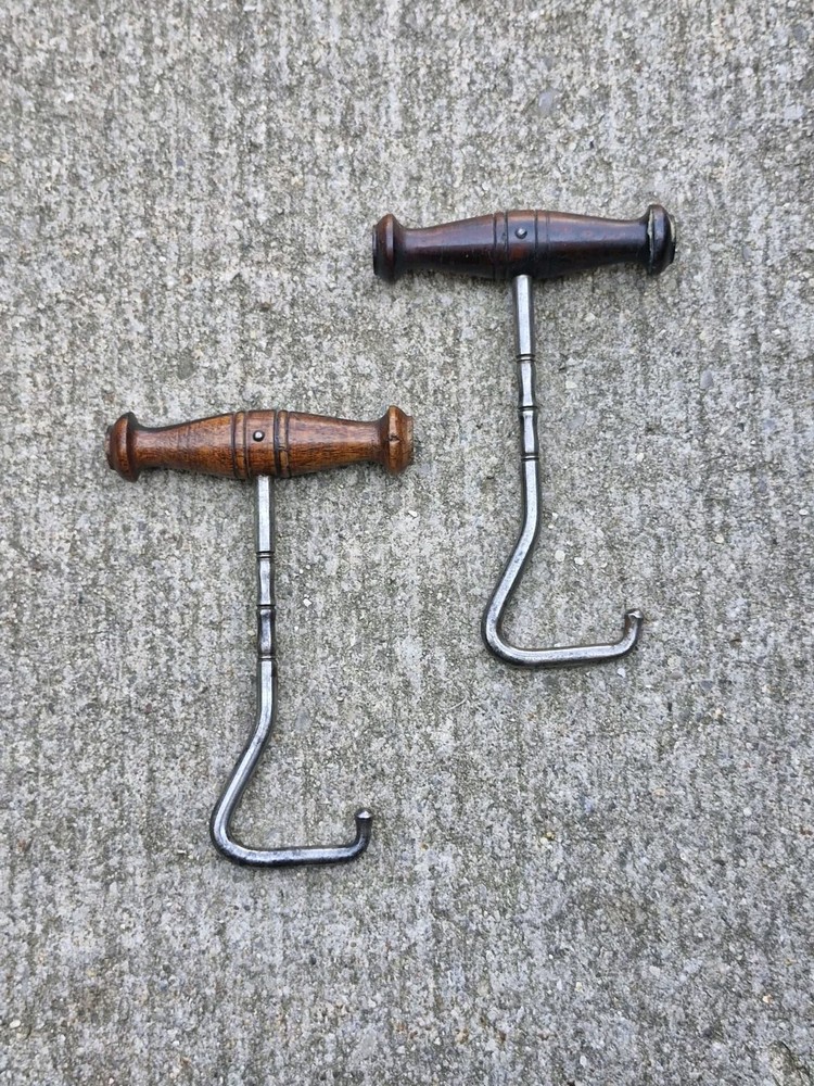 Vintage riding Boot Pullers Hooks 2-lifters