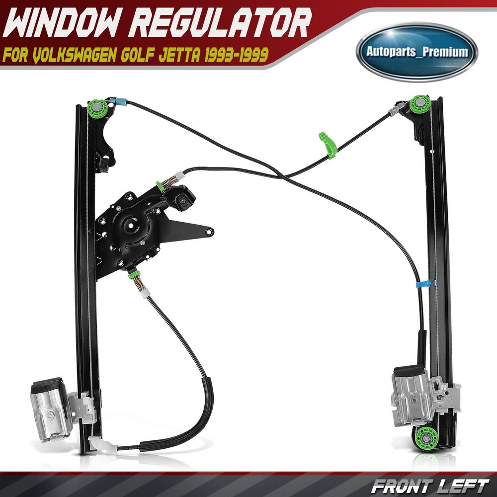 Window Regulator for Volkswagen Golf 95-99 Jetta 93-99 Front LH Left Driver Side