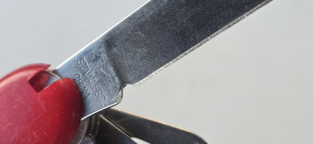 Unbranded Stainless Steel 10 Function Multi Camping Tool Vintage