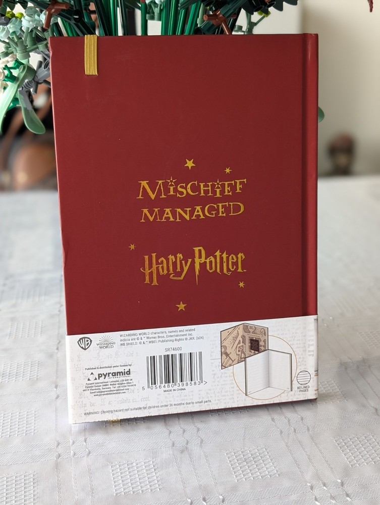 Harry Potter Marauders Map Diary Notebook Journal