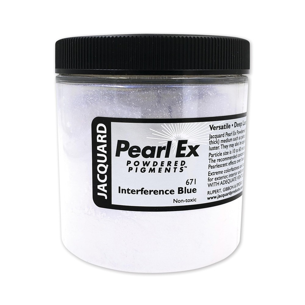Jacquard Pearl Ex 4 OZ 671 Interference Blue Plastic Everyday Use Animals