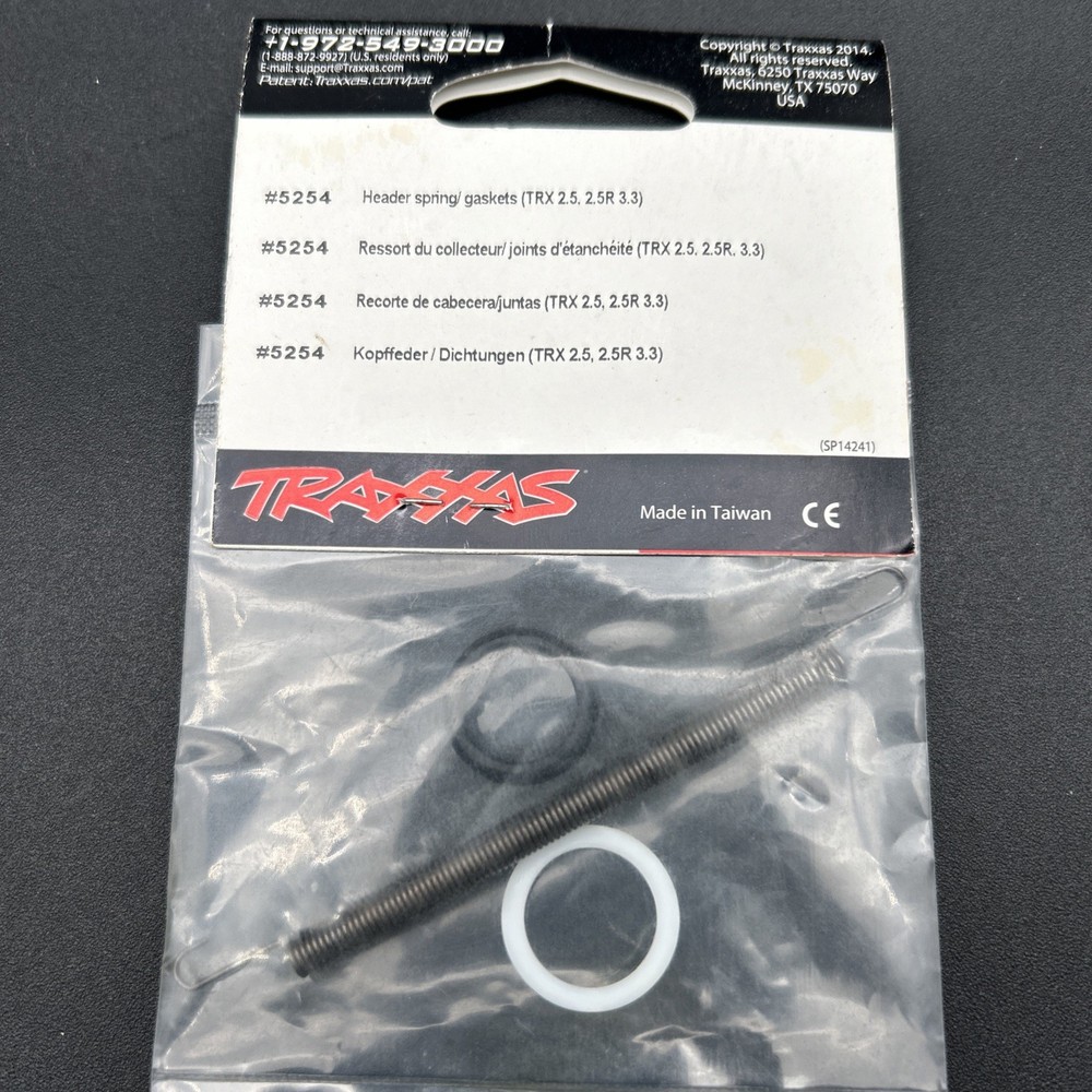 Traxxas Header Spring Gasket & Spring Set [TRA5254]