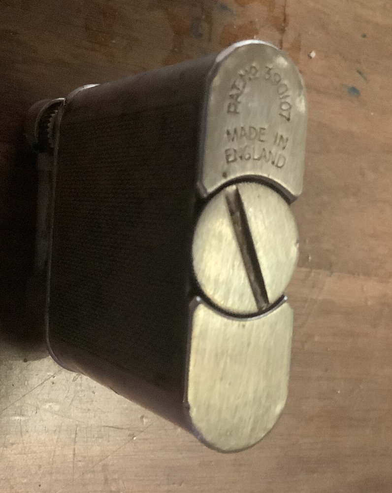Alfred Dunhill The Standard Lift Arm Silver Engine Turned Barley Pattern Lighter
