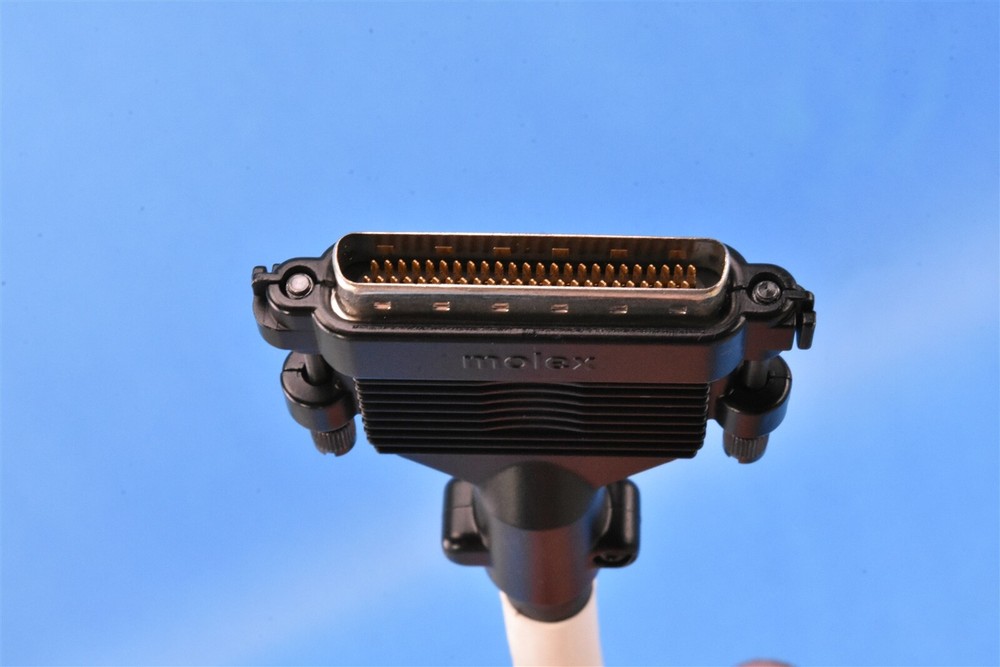 Molex 48-Pin D-Sub to Amphenol 35-Pin Circular Connector Adapter 14"
