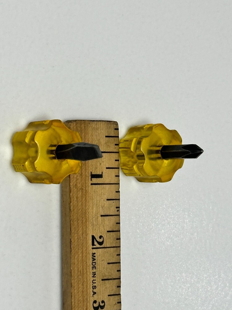 Snap-On Tools USA SDP11 & SD11A Phillips Flat Mini Extra Stubby Screwdriver Set