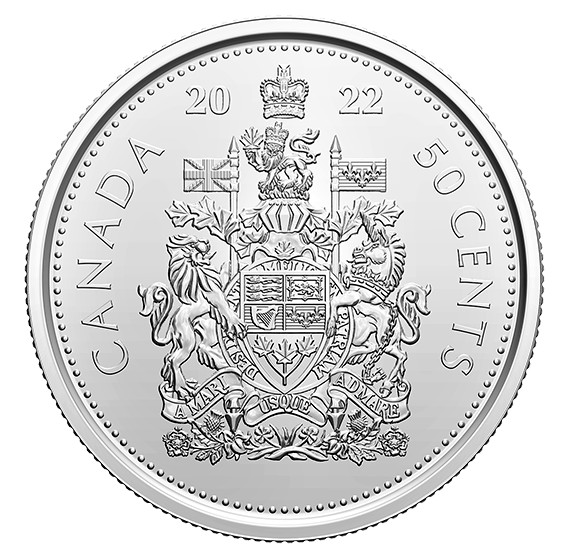 Canada 2022 Canadian 50 Cent Half Dollar Coin Uncirculated