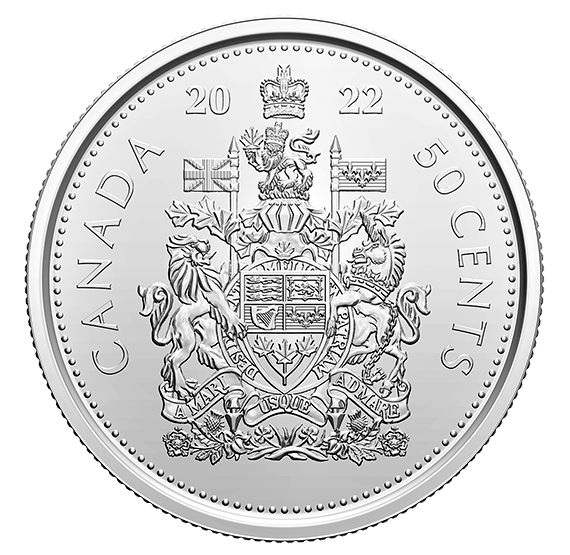 Canada 2022 Canadian 50 Cent Half Dollar Coin Uncirculated