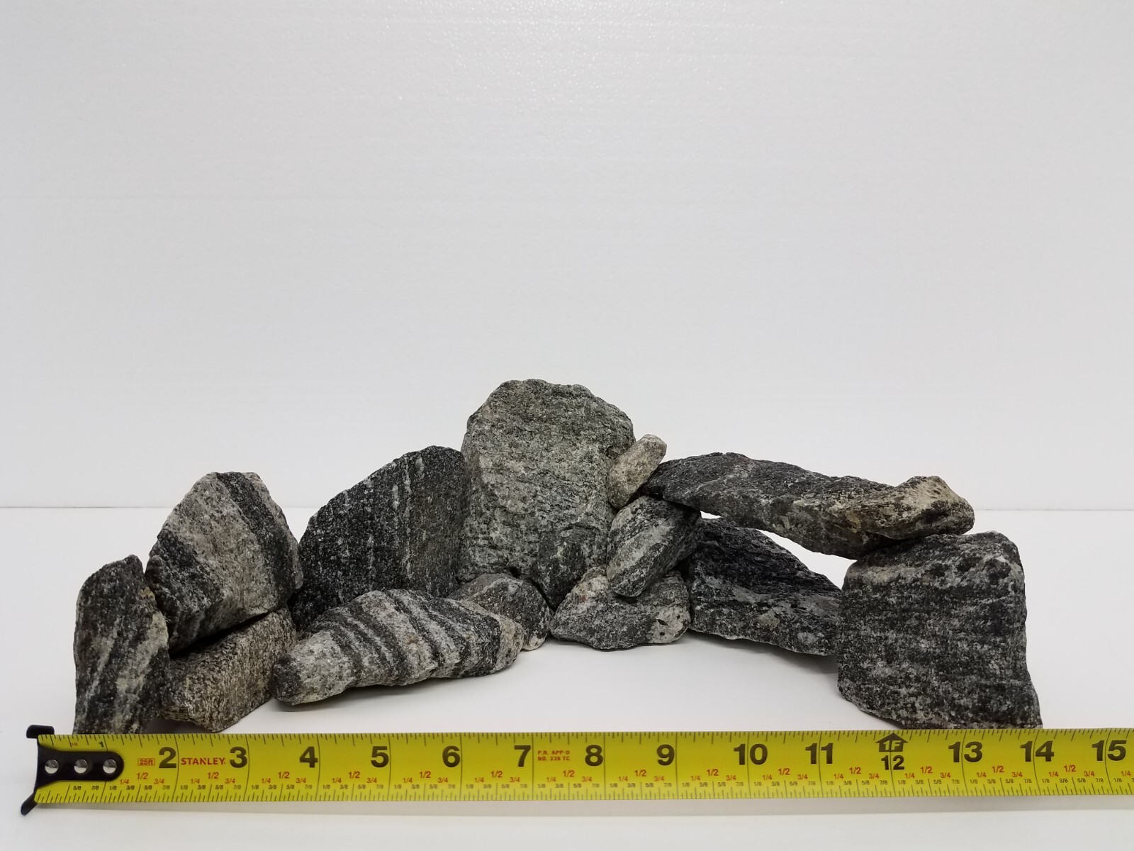 Rocks for Aquarium Stone Decorations 10lb Striped Granite Fish Tank Ornaments