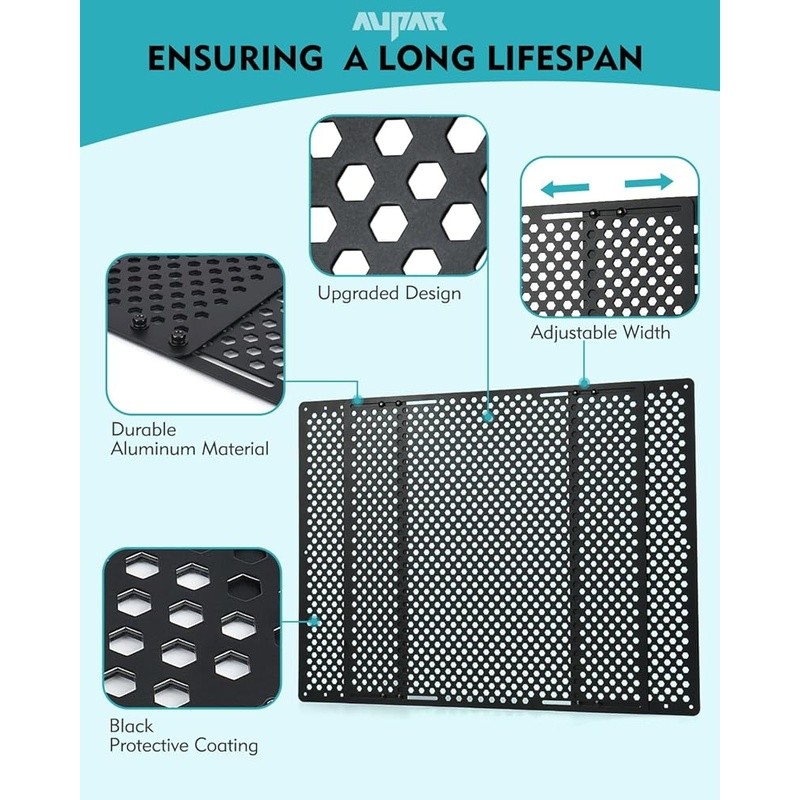 RV Entry Door Screen Protector Adjustable Durable Easy Install Pet Safety New